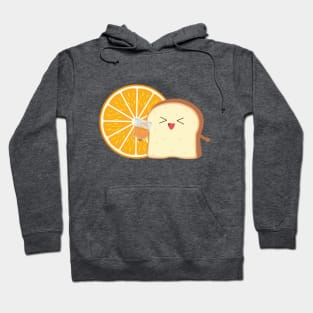 Toast loves orange juice Hoodie